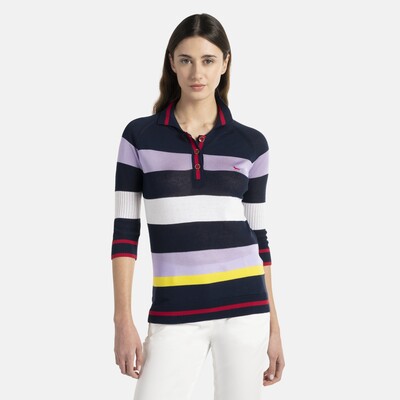 Harmont & Blaine - Sporting club polo shirt with horizontal stripes