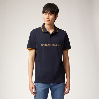 Harmont & Blaine - Polo shirt with logo print