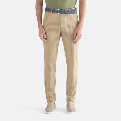 Harmont & Blaine - Desert oasis linen & cotton trousers