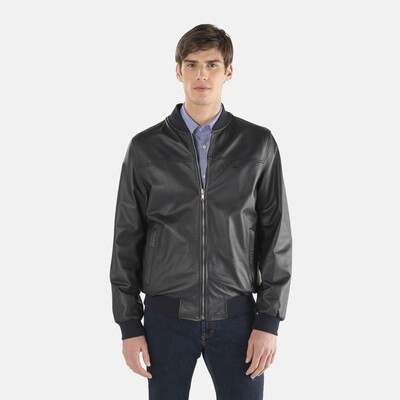 Harmont & Blaine - Reversible nappa leather bomber jacket