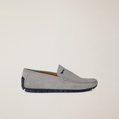 Harmont & Blaine - Suede moccasins with logo
