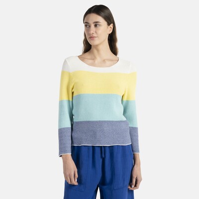 Harmont & Blaine - Gestreifter maxi-pullover vintage resort