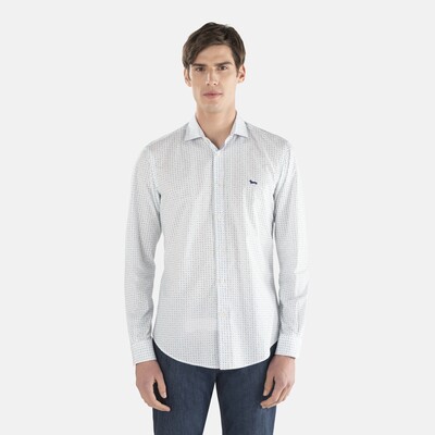 Harmont & Blaine - Cotton shirt with all-over motif