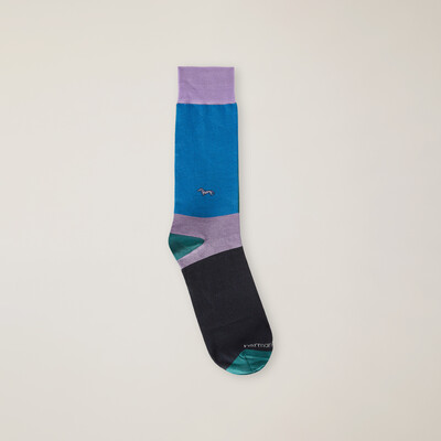 Harmont & Blaine - Colour-block socks with logo