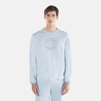 Harmont & Blaine - Vintage resort crewneck sweatshirt with  embroidered logo