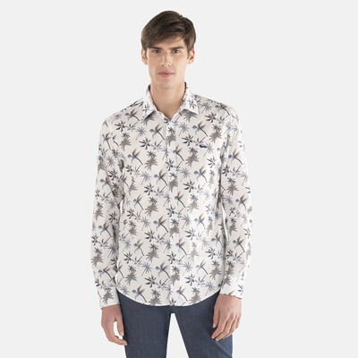 Harmont & Blaine - Desert oasis pattern cotton shirt