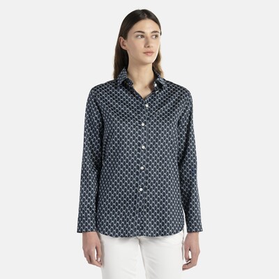 Harmont & Blaine - Cotton shirt with h&b print