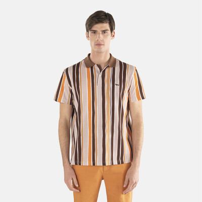 Harmont & Blaine - Desert oasis striped polo shirt