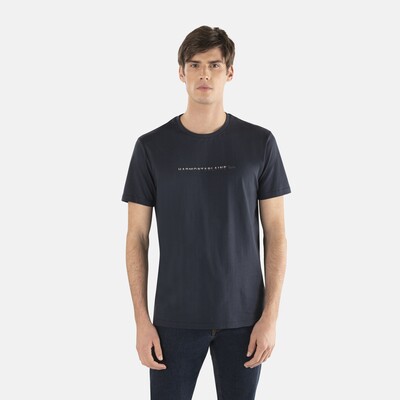 Harmont & Blaine - T-shirt with two-tone logo