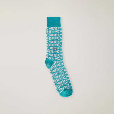Harmont & Blaine - Calf socks with sardines