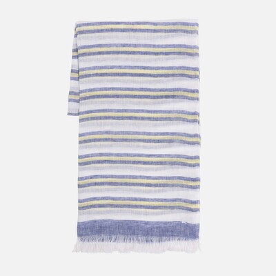 Harmont & Blaine - Multi-stripe linen scarf