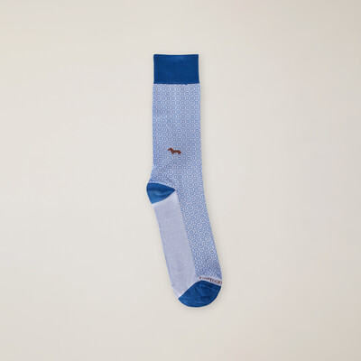 Harmont & Blaine - Calf sock with micro design