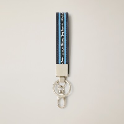 Harmont & Blaine - Leather keyring with dachshund and lettering