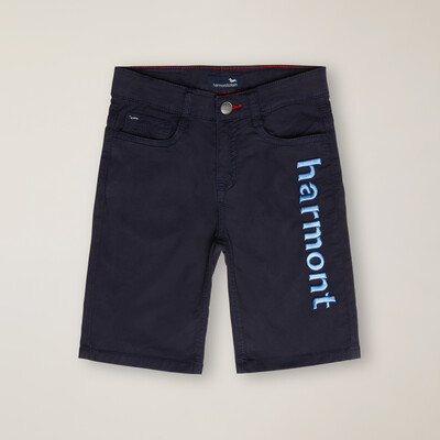 Harmont & Blaine - 5-pocket bermuda shorts with embroidery