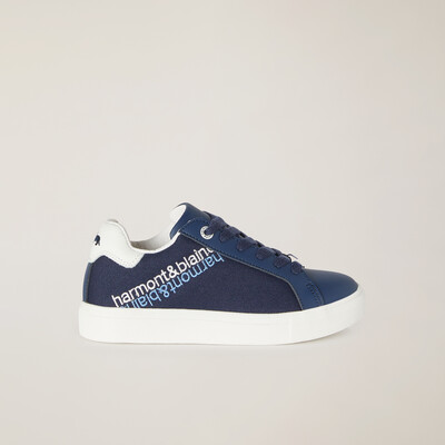 Harmont & Blaine - Genuine leather sneakers with logo